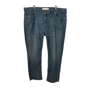 Mens Signature Levi Strauss GoldLabel Straight Fit Jeans 44x30 Medium Wash Denim